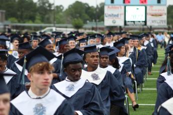 Camden County High School's graduation rate improved to 94.3% this year.