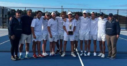 The Wildcat boys outpointed Valdosta, 4-1 in the final Tuesday to win the Region 1-7A tennis tournament. Camden had beaten Colquitt in a semifinal. (Submitted photo)