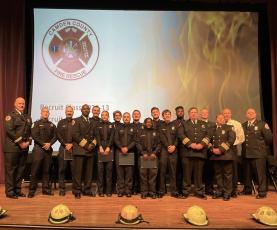Camden County Fire Rescue graduates were recently honored during a ceremony.