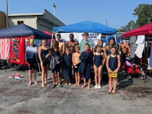 The Boomers amassed 343 team points at a South Georgia Swim League meet in Waycross. (Submitted photo)