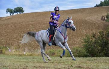 Camden County High senior Avery Betz finished 18th at the endurance equestrian world championships Sept. 2 in France. (Submitted photo)