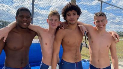 From left are Carlos Barber, Clayton Simmer, Javier McClenic and Gavin McDonald. (Submitted photo)