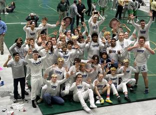 The Camden County High wrestlers followed up their ninth straight state duals championship with their ninth straight traditional title.  (Submitted photo)