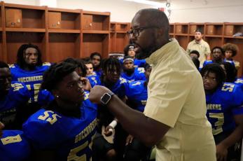 Camden County's new football coach is former Mainland (Fla.) High School coach Travis Roland. (Photo by Nadia Zomorodian | Daytona Beach News Journal)