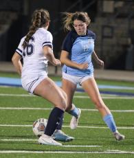 Whitney Ross (pictured from an earlier match) scored three goals in a Region 1-7A rout of Colquitt. (Andy Diffenderfer, Tribune & Georgian)