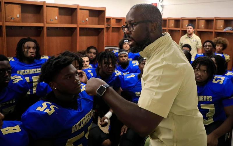 Camden County's new football coach is former Mainland (Fla.) High School coach Travis Roland. (Photo by Nadia Zomorodian | Daytona Beach News Journal)